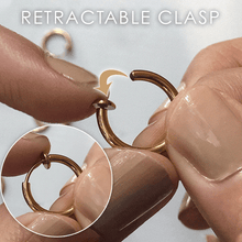 Load image into Gallery viewer, RETRACTABLE HOOP EARRINGS